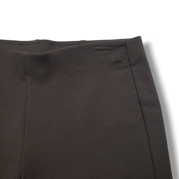 Pure Jill Slim Leg Cropped Pants Womens Small Petite Brown Pima Modal - Picture 3 of 9